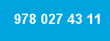 978 027 43 11 978 027 43 11